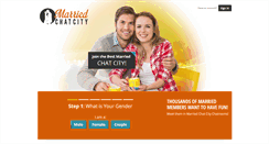 Desktop Screenshot of marriedchatcity.com